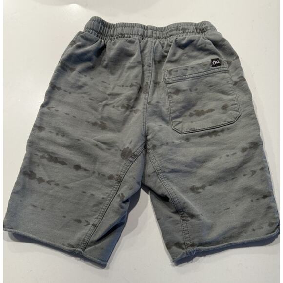 Tea Collection Printed Shorts Boys Size 8 Green Elastic Waist Pull On Pockets - Picture 2 of 8